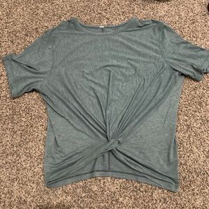 Lulu lemon blue t shirt